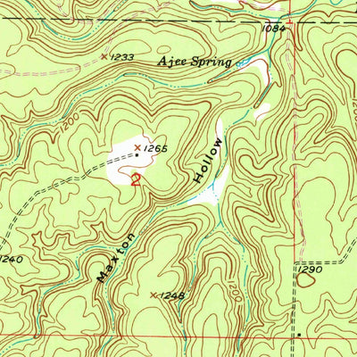 United States Geological Survey Licking, MO (1951, 24000-Scale) digital map