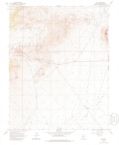 United States Geological Survey Lida, NV (1968, 24000-Scale) digital map