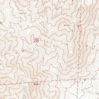 United States Geological Survey Lida, NV (1968, 24000-Scale) digital map