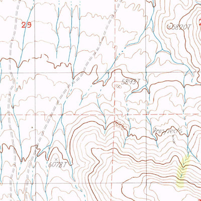 United States Geological Survey Lida Wash, NV (1987, 24000-Scale) digital map