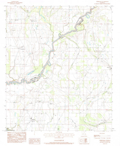 United States Geological Survey Liddieville, LA (1983, 24000-Scale) digital map