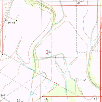 United States Geological Survey Liddieville, LA (1983, 24000-Scale) digital map