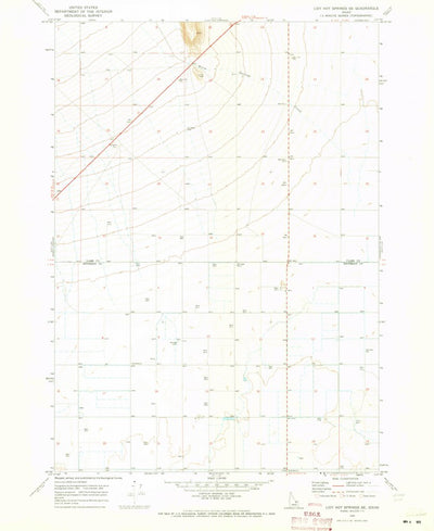 United States Geological Survey Lidy Hot Springs SE, ID (1969, 24000-Scale) digital map