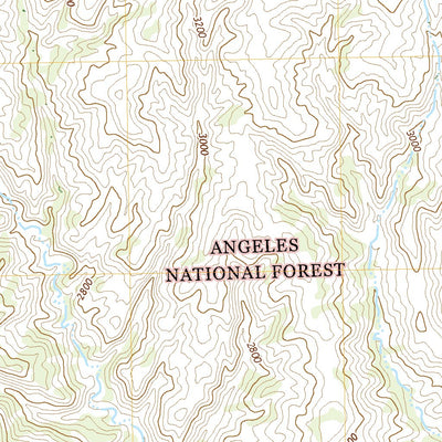 United States Geological Survey Liebre Mountain, CA (2018, 24000-Scale) digital map