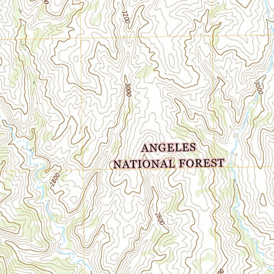 United States Geological Survey Liebre Mountain, CA (2022, 24000-Scale) digital map