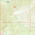 United States Geological Survey Liebre Twins, CA (1965, 24000-Scale) digital map