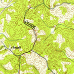 United States Geological Survey Life, TN (1950, 24000-Scale) digital map