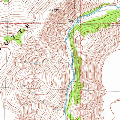 United States Geological Survey Liggett Table, OR (1982, 24000-Scale) digital map