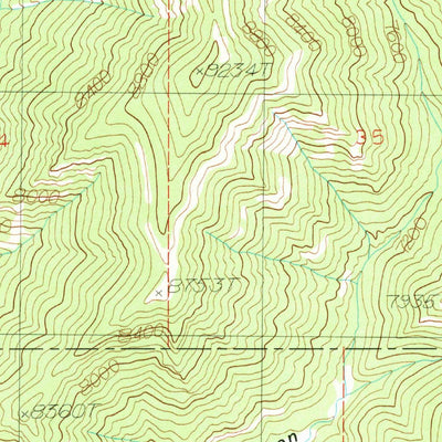 United States Geological Survey Lighthouse Canyon, UT (1985, 24000-Scale) digital map