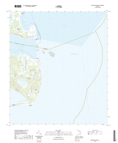 United States Geological Survey Lighthouse Point, FL (2021, 24000-Scale) digital map