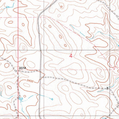 United States Geological Survey Lightning Butte, MT (1982, 24000-Scale) digital map