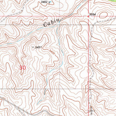 United States Geological Survey Lightning Butte, MT (1982, 24000-Scale) digital map