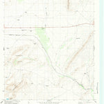 United States Geological Survey Lightning Hills, TX (1983, 24000-Scale) digital map