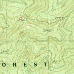 United States Geological Survey Lightning Peak, WA (1990, 24000-Scale) digital map