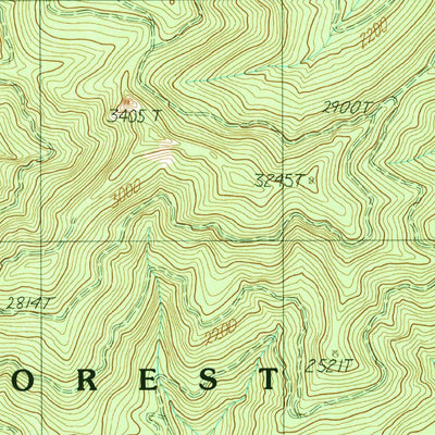 United States Geological Survey Lightning Peak, WA (1990, 24000-Scale) digital map