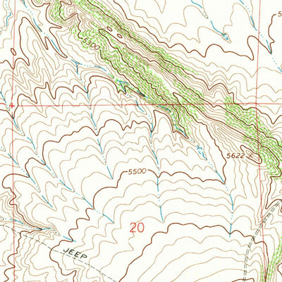 United States Geological Survey Lightning Ridge, WY (1967, 24000-Scale) digital map
