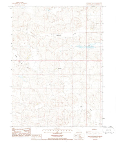 United States Geological Survey Lightning Valley, NE (1985, 24000-Scale) digital map