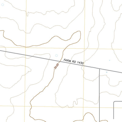 United States Geological Survey Ligon Ranch, TX (2022, 24000-Scale) digital map