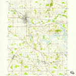 United States Geological Survey Ligonier, IN (1956, 24000-Scale) digital map