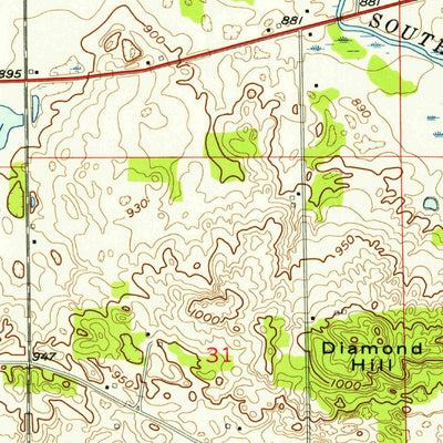 United States Geological Survey Ligonier, IN (1956, 24000-Scale) digital map
