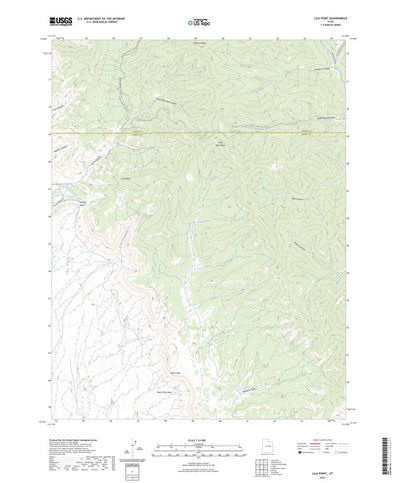 United States Geological Survey Lila Point, UT (2023, 24000-Scale) digital map