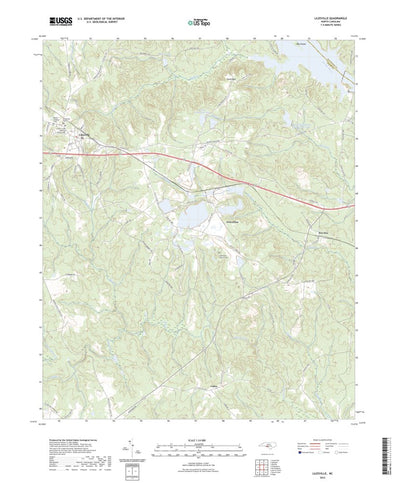 United States Geological Survey Lilesville, NC (2022, 24000-Scale) digital map