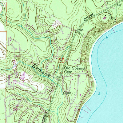 United States Geological Survey Lillian, AL-FL (1970, 24000-Scale) digital map