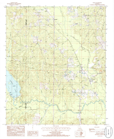 United States Geological Survey Lillie, LA (1985, 24000-Scale) digital map