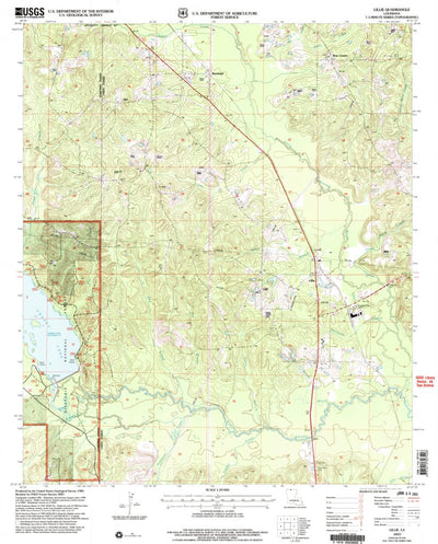 United States Geological Survey Lillie, LA (2003, 24000-Scale) digital map