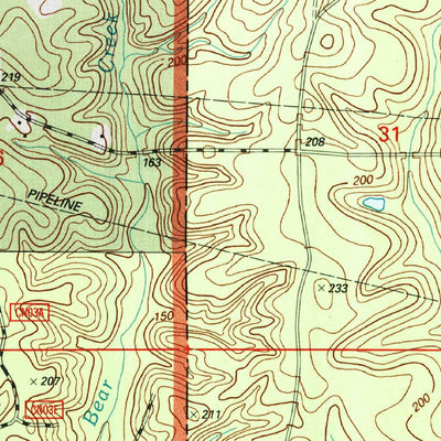 United States Geological Survey Lillie, LA (2003, 24000-Scale) digital map