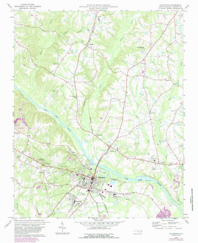 United States Geological Survey Lillington, NC (1978, 24000-Scale) digital map