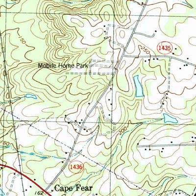 United States Geological Survey Lillington, NC (1997, 24000-Scale) digital map