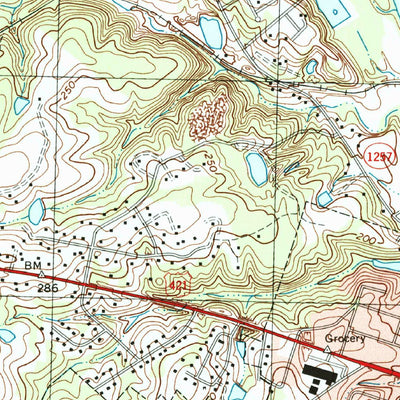 United States Geological Survey Lillington, NC (1997, 24000-Scale) digital map