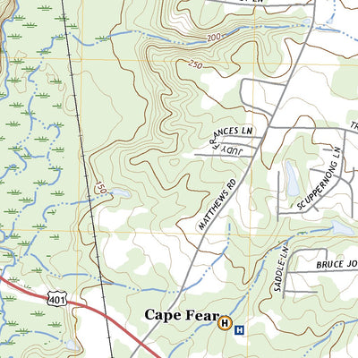 United States Geological Survey Lillington, NC (2022, 24000-Scale) digital map