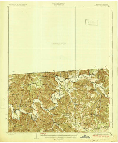 United States Geological Survey Lillydale, TN-KY (1924, 62500-Scale) digital map