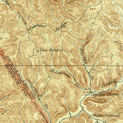 United States Geological Survey Lillydale, TN-KY (1929, 62500-Scale) digital map