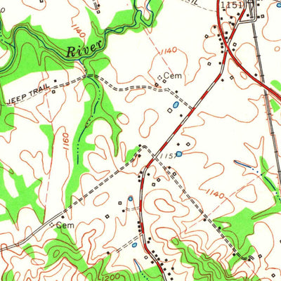 United States Geological Survey Lily, KY (1961, 24000-Scale) digital map