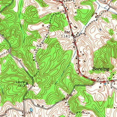 United States Geological Survey Lily, KY (1961, 24000-Scale) digital map