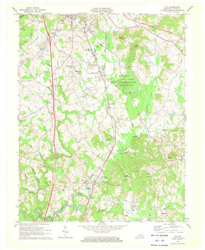 United States Geological Survey Lily, KY (1970, 24000-Scale) digital map