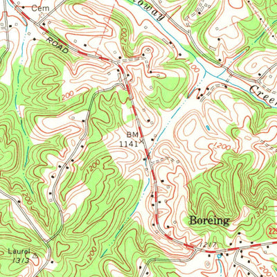 United States Geological Survey Lily, KY (1970, 24000-Scale) digital map