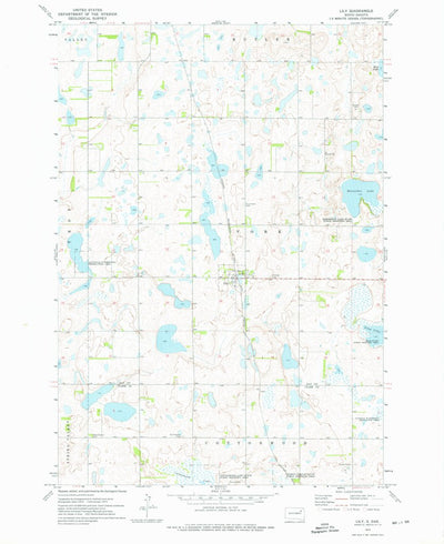 United States Geological Survey Lily, SD (1973, 24000-Scale) digital map