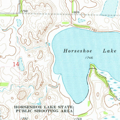 United States Geological Survey Lily, SD (1973, 24000-Scale) digital map