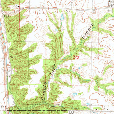 United States Geological Survey Lima, IL-MO (1981, 24000-Scale) digital map