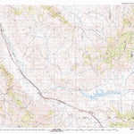 United States Geological Survey Lima, MT-ID (1987, 100000-Scale) digital map