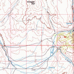 United States Geological Survey Lima, MT-ID (1987, 100000-Scale) digital map