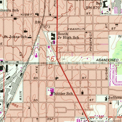 United States Geological Survey Lima, OH (1961, 24000-Scale) digital map