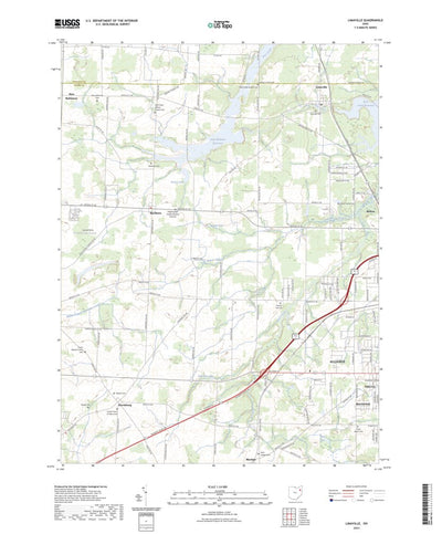 United States Geological Survey Limaville, OH (2023, 24000-Scale) digital map