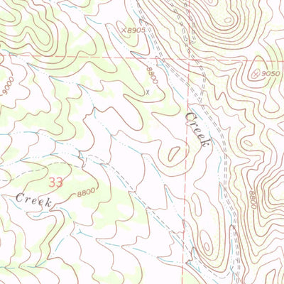 United States Geological Survey Lime Creek, CO (1967, 24000-Scale) digital map