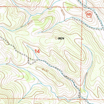 United States Geological Survey Lime Creek, CO (2001, 24000-Scale) digital map