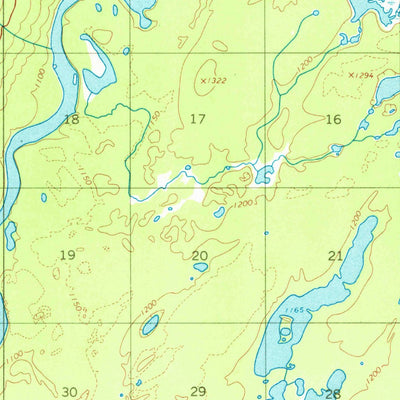 United States Geological Survey Lime Hills A-3, AK (1954, 63360-Scale) digital map